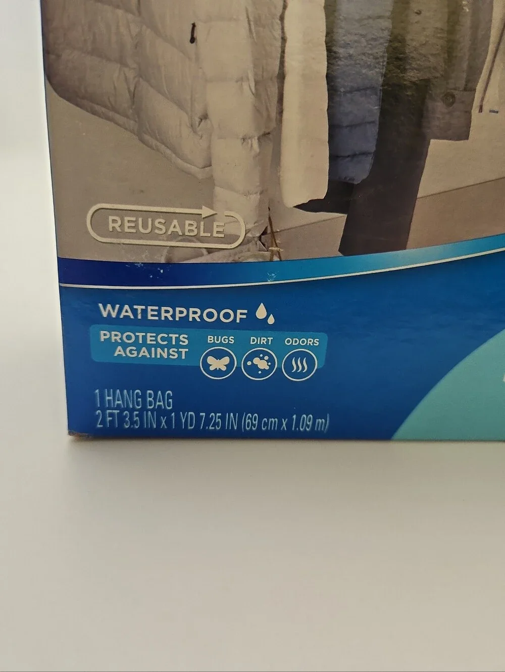 ZIPLOC Vacuum Seal Hanging Space Bag, 3x the Storage 5 Jackets